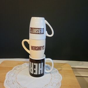 Trio of Galerie  Hershey's Chocolate Mugs